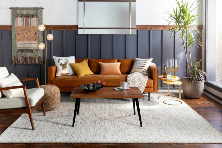 Prien Gold Floor Lamp – Contemporary Accent Lighting with Glass Shade