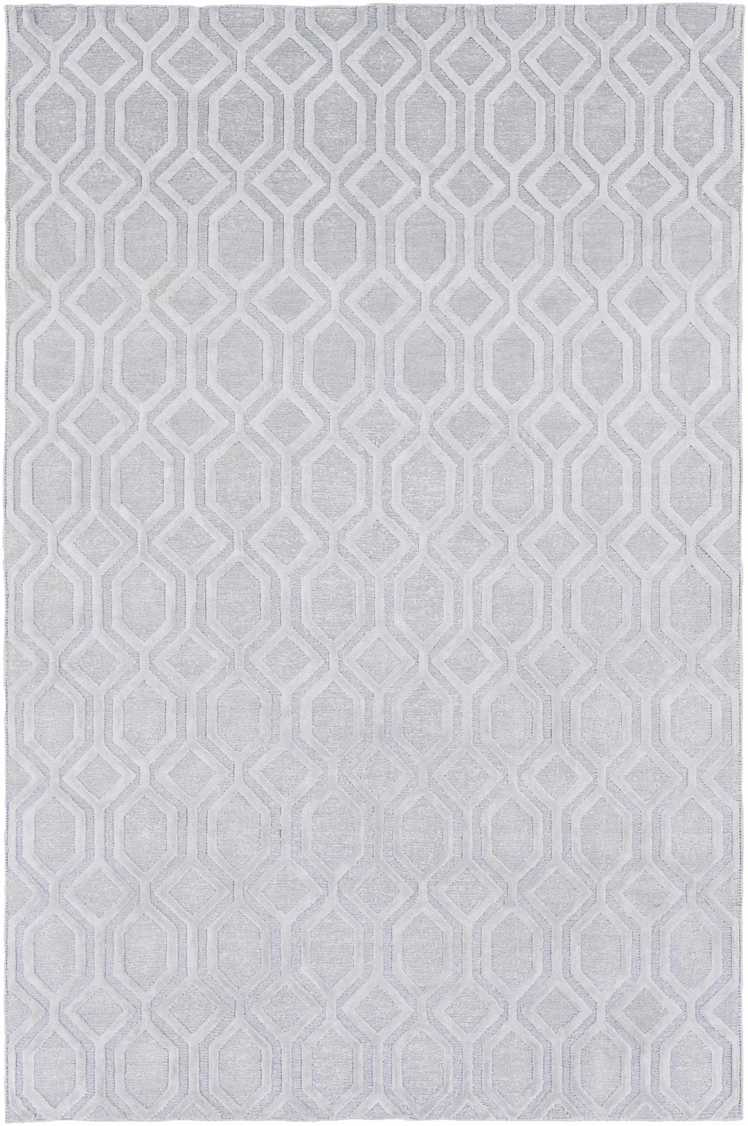 Loughborough Contemporary Geometrical Silver Rug - The Rug Decor