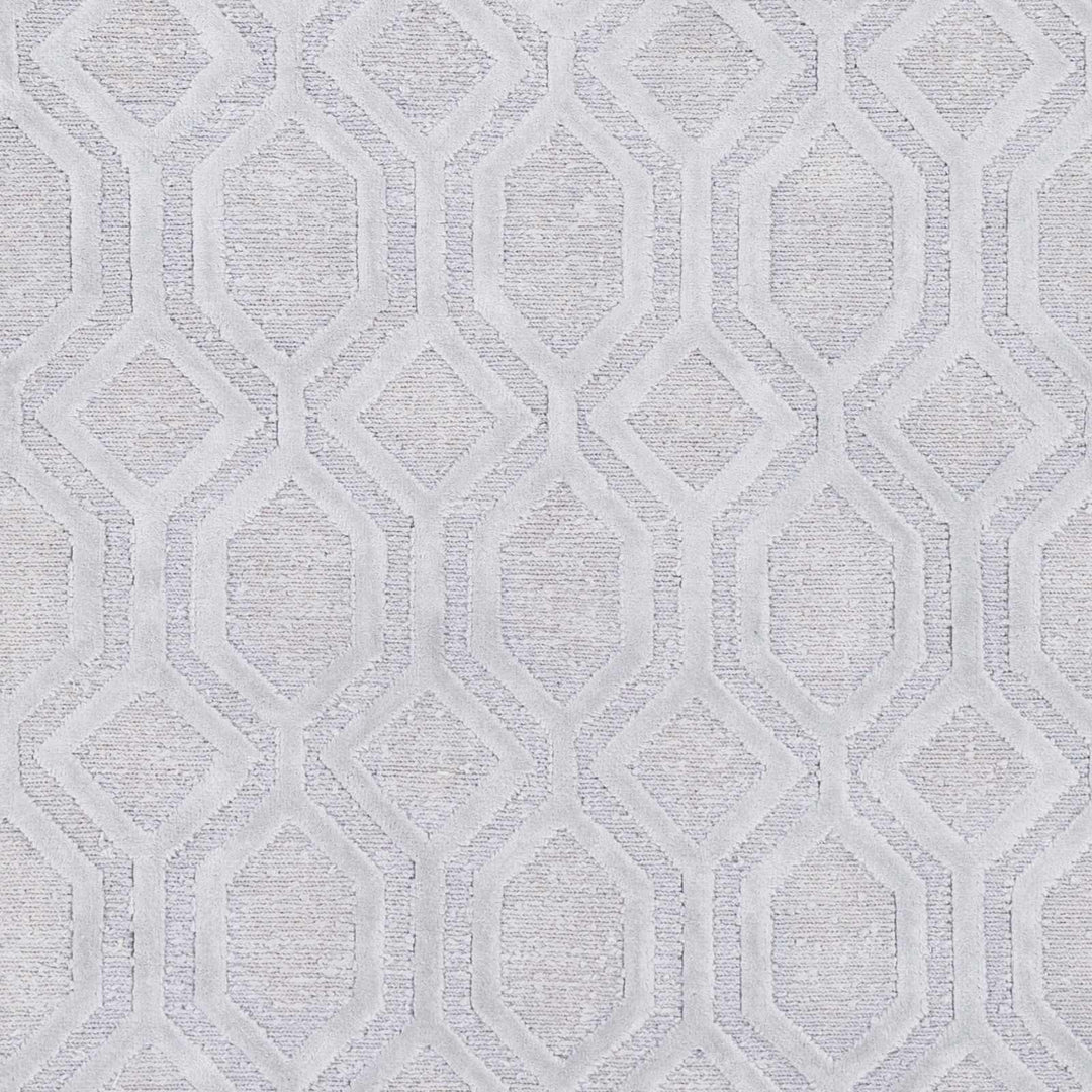 Loughborough Contemporary Geometrical Silver Rug - The Rug Decor