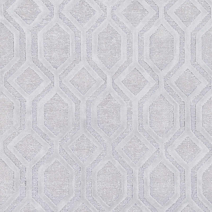 Loughborough Contemporary Geometrical Silver Rug - The Rug Decor