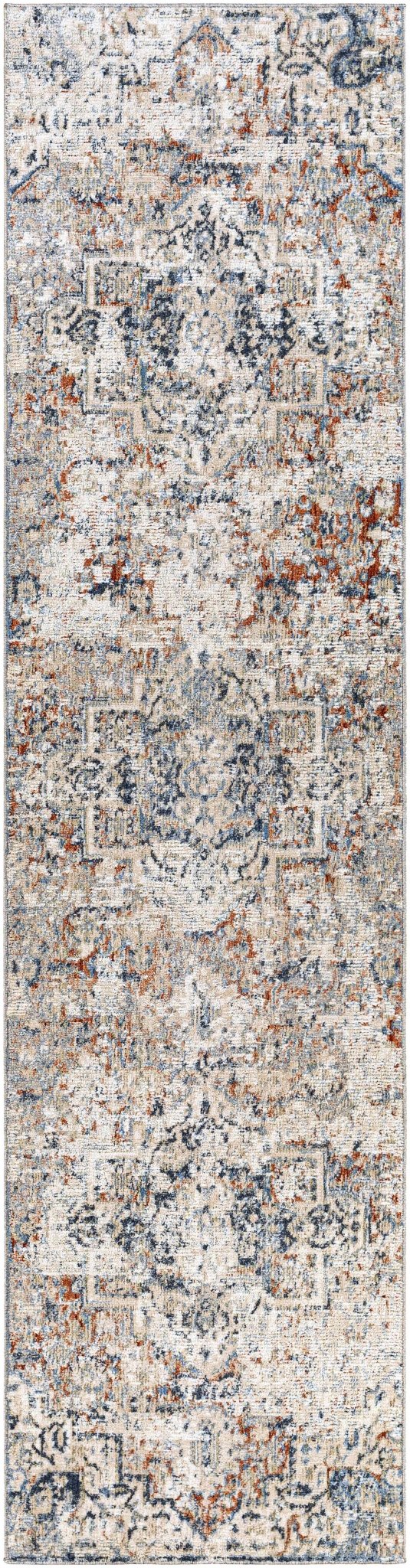 Loughrea Traditional Style Ivory And Brown Area Rug - The Rug Decor