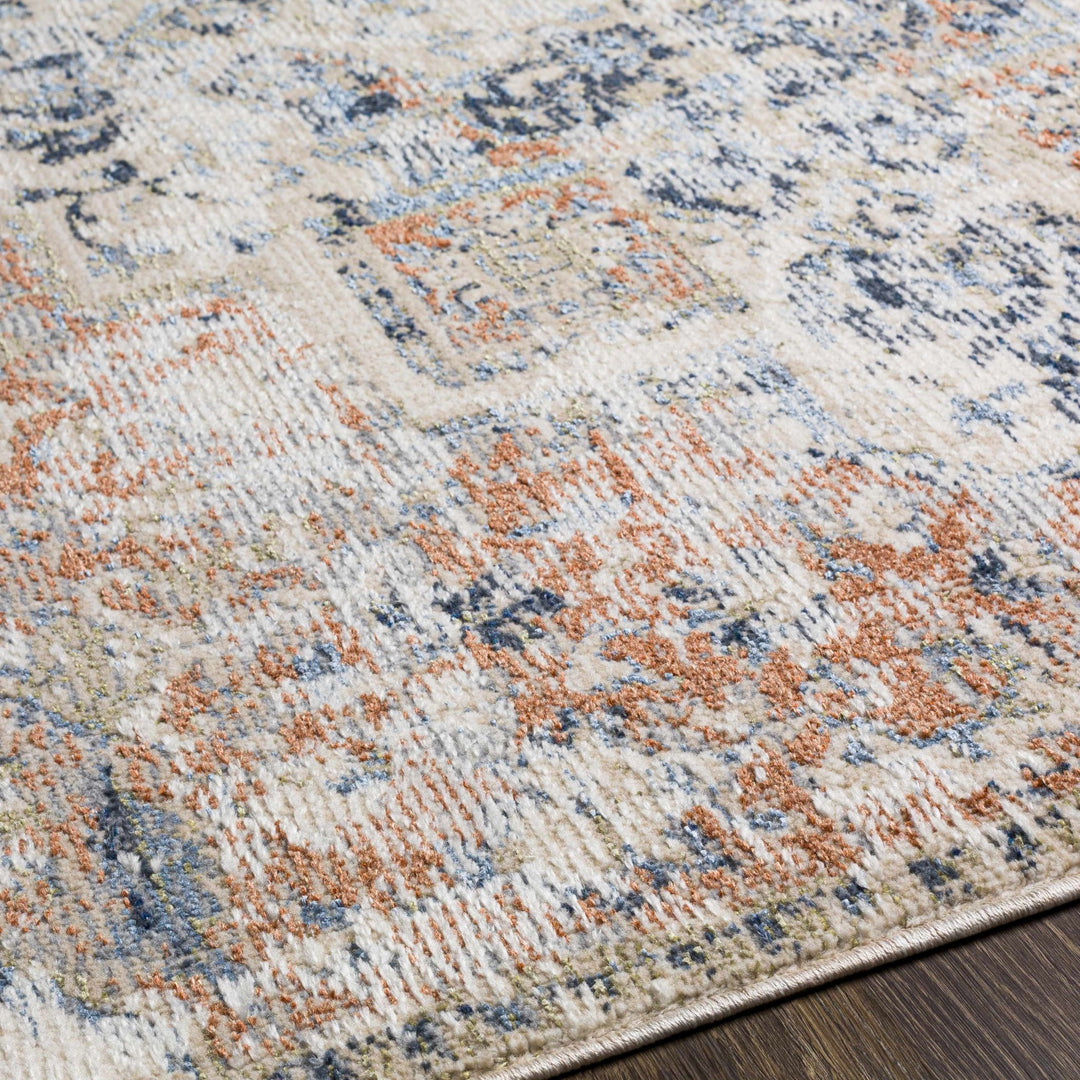 Loughrea Traditional Style Ivory And Brown Area Rug - The Rug Decor