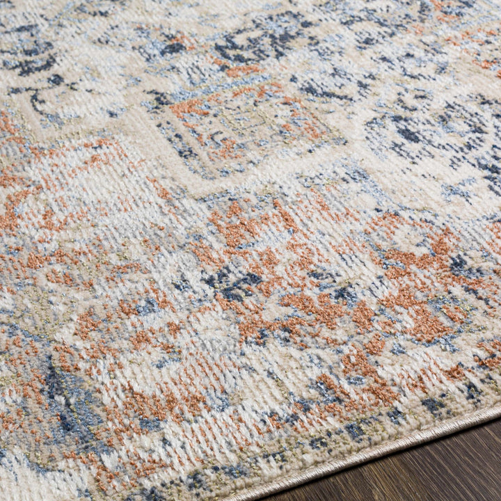 Loughrea Traditional Style Ivory And Brown Area Rug - The Rug Decor