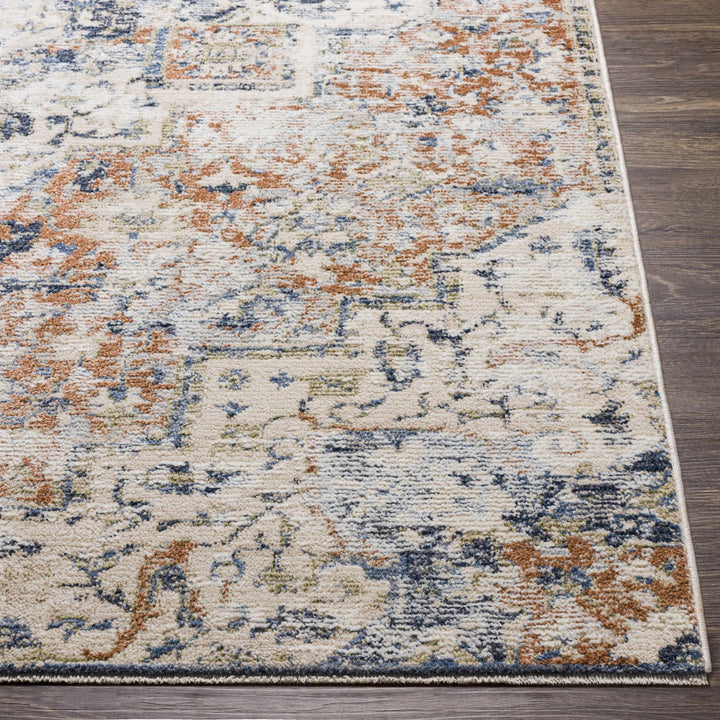 Loughrea Traditional Style Ivory And Brown Area Rug - The Rug Decor