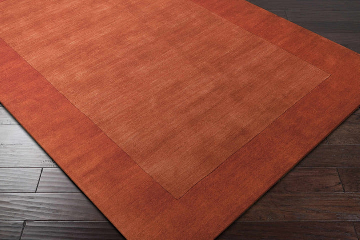 Lowmansville Rust Modern Style Hand Loomed Area Rug - The Rug Decor