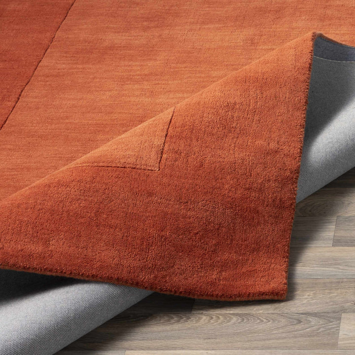 Lowmansville Rust Modern Style Hand Loomed Area Rug - The Rug Decor