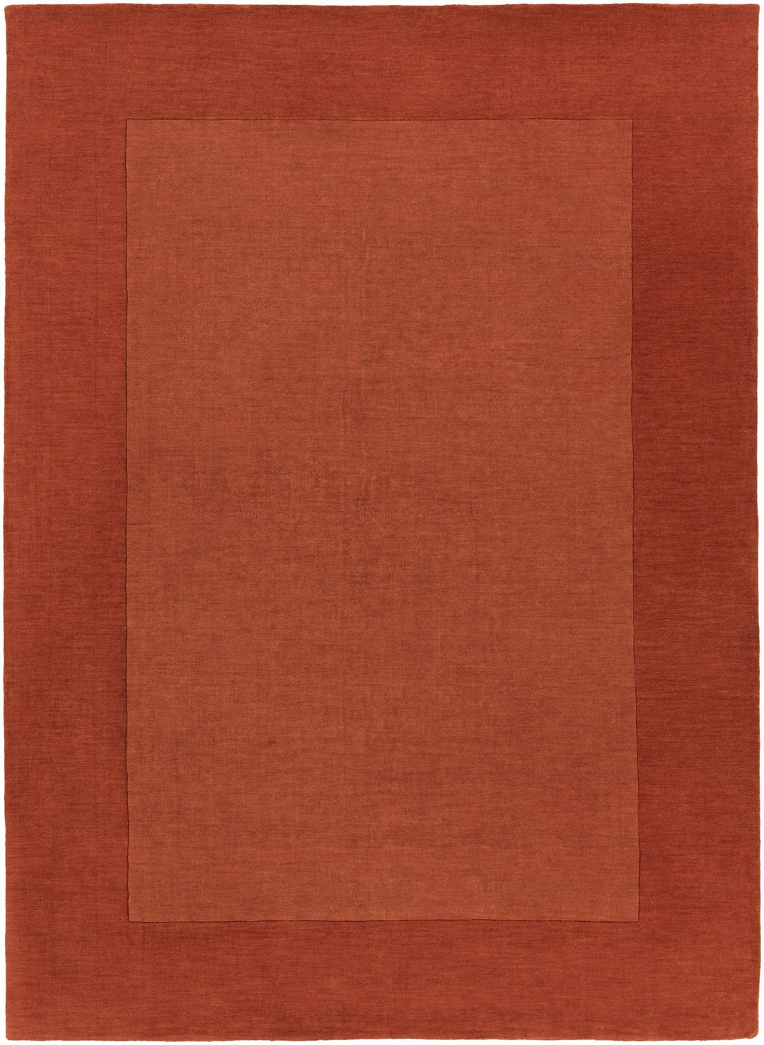 Lowmansville Rust Modern Style Hand Loomed Area Rug - The Rug Decor