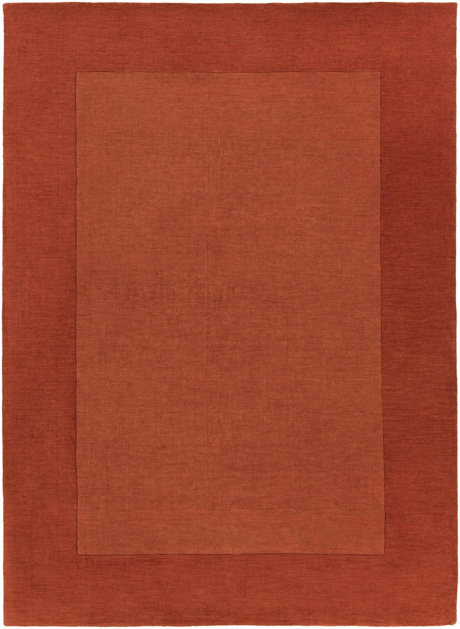 Lowmansville Rust Modern Style Hand Loomed Area Rug - The Rug Decor