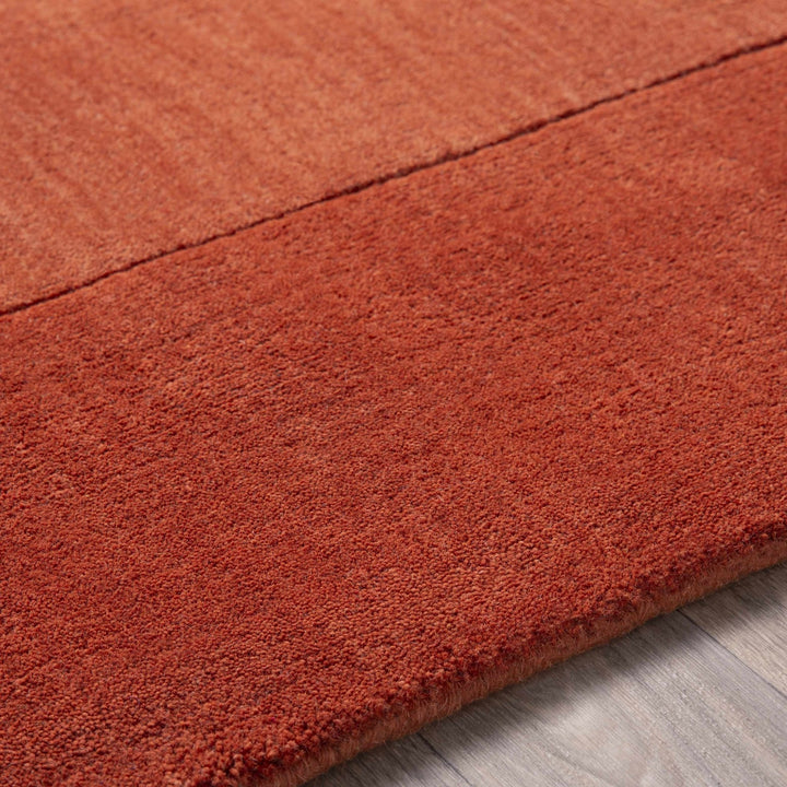 Lowmansville Rust Modern Style Hand Loomed Area Rug - The Rug Decor