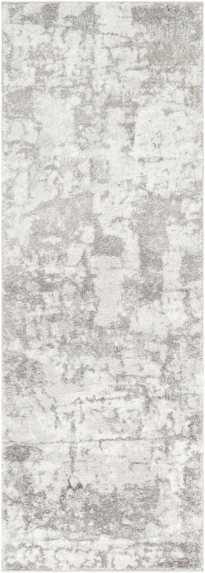 Elsa Gray And Ivory Modern Abstract Design Area Rug