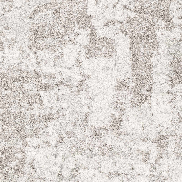 Elsa Gray And Ivory Modern Abstract Design Area Rug