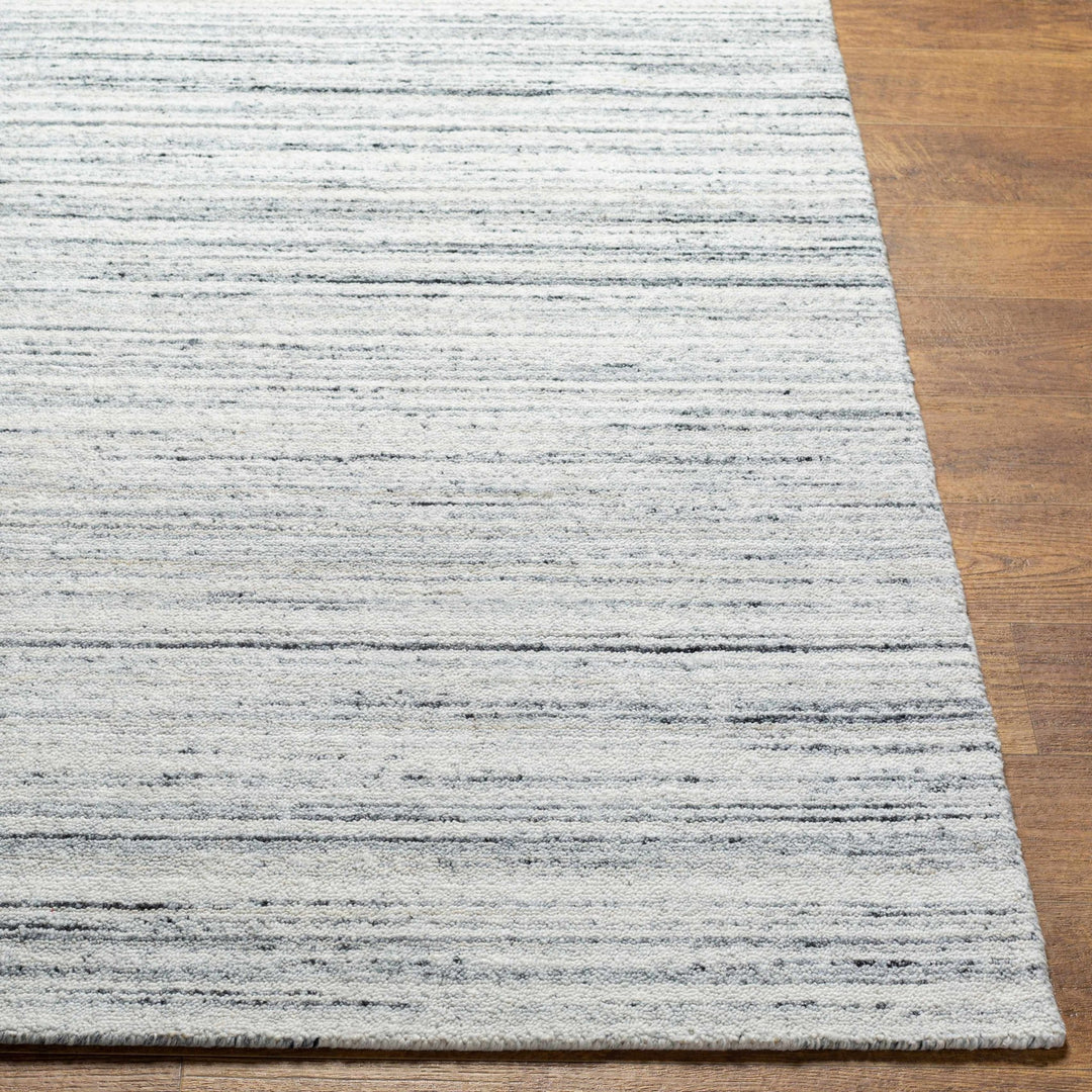 Lubigan Modern Abstract Design Silver And Ivory Area Rug - The Rug Decor