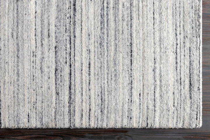 Lubigan Modern Abstract Design Silver And Ivory Area Rug - The Rug Decor