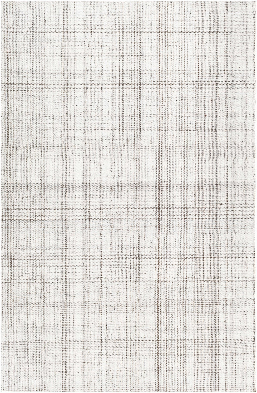 Lubna Contemporary Ivory And Gray Hand Woven Rug - The Rug Decor