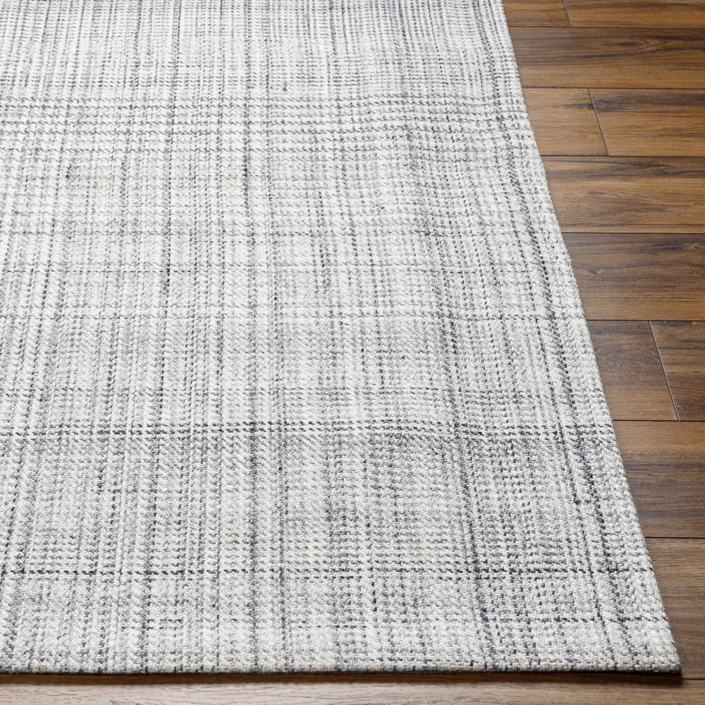 Lubna Modern Abstract Gray And Charcoal Area Rug - The Rug Decor