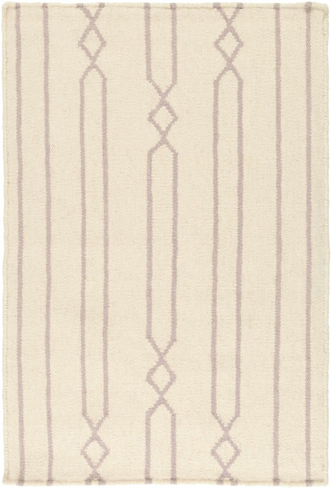 Luck Contemporary Style Beige Hand Woven Wool Area Rug - The Rug Decor