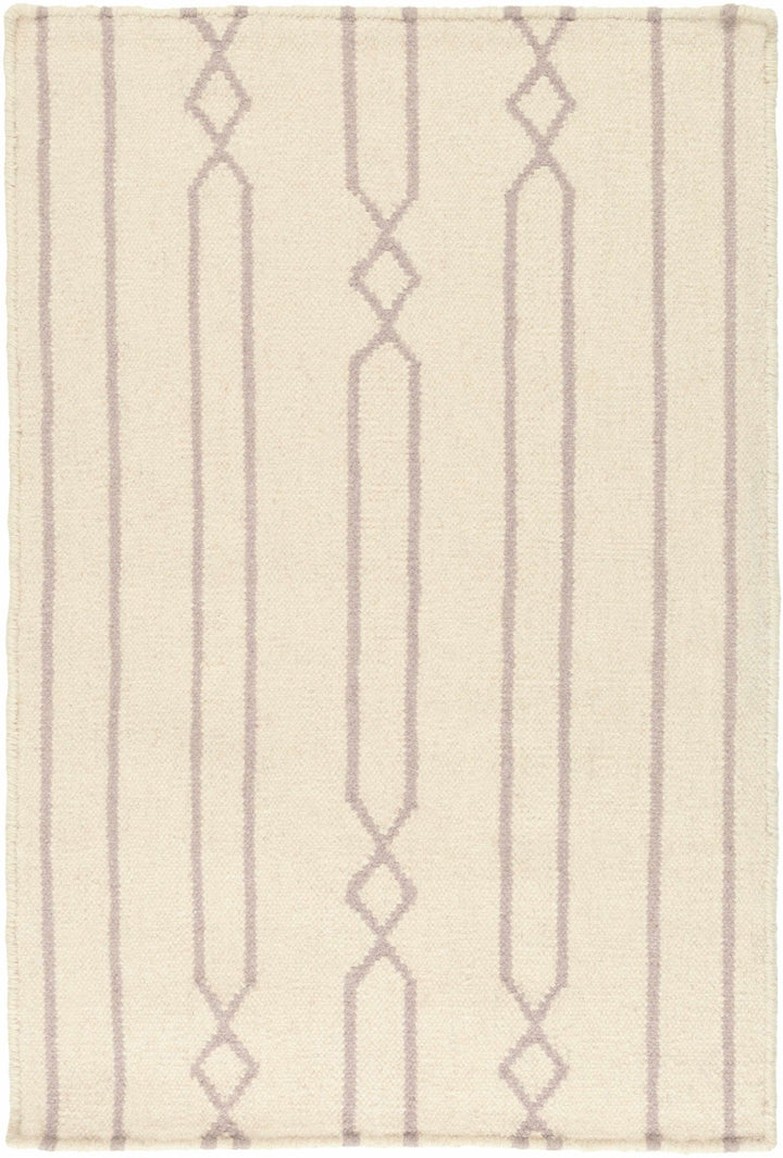 Luck Contemporary Style Beige Hand Woven Wool Area Rug - The Rug Decor