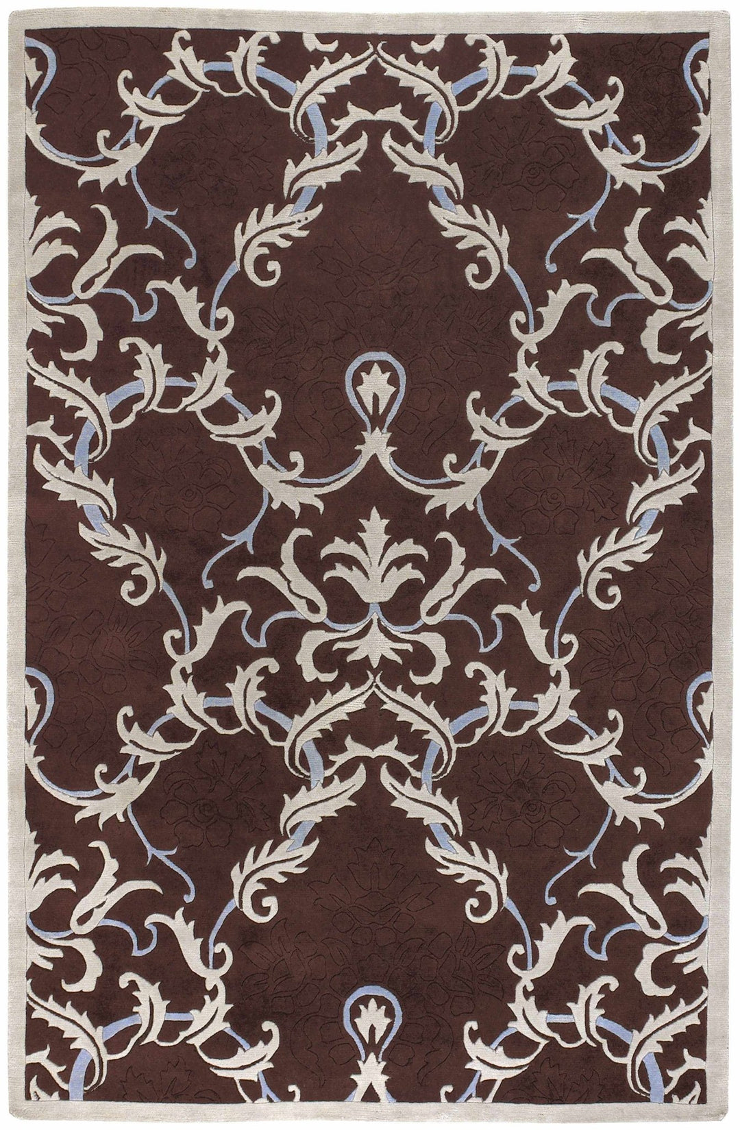 Ludlam Contemporary Brown And Gray Area Rug - The Rug Decor