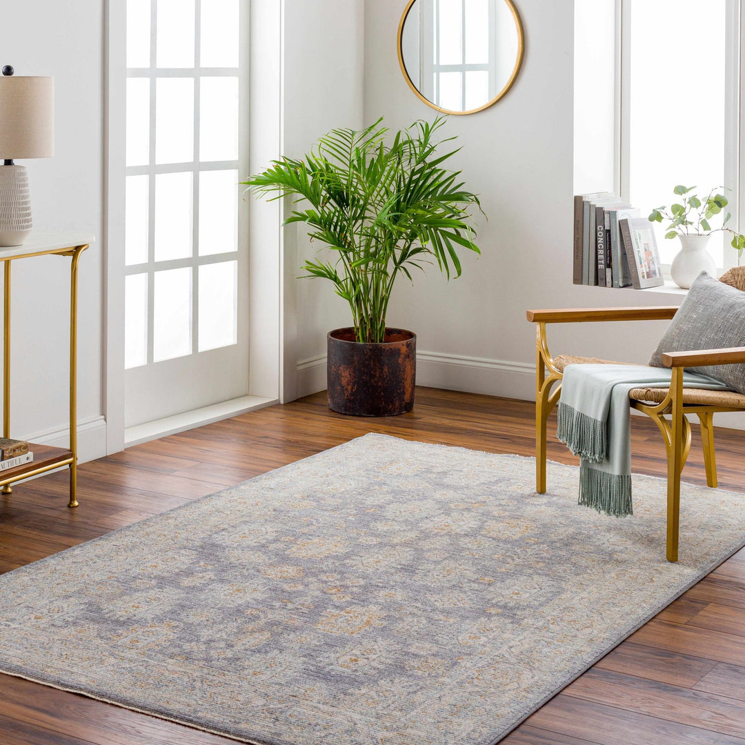 Luka Traditional Style Beige And Gray Area Rug - The Rug Decor
