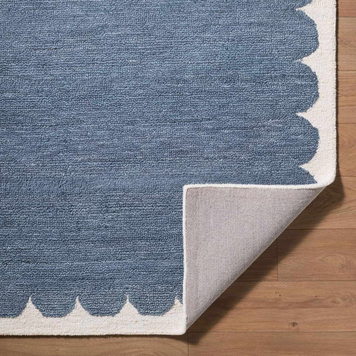 Lukamu Modern Style Blue Hand Tufted Wool Area Rug - The Rug Decor