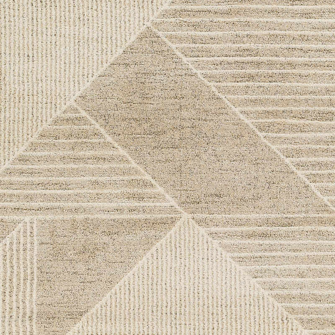 Machine Woven Beige Contemporary Style Rug - The Rug Decor