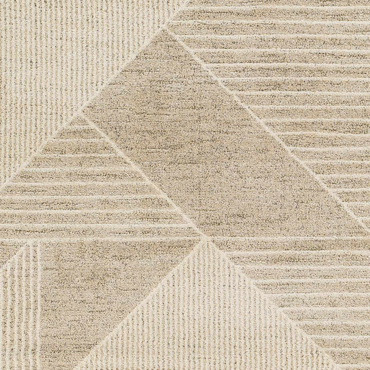 Machine Woven Beige Contemporary Style Rug - The Rug Decor