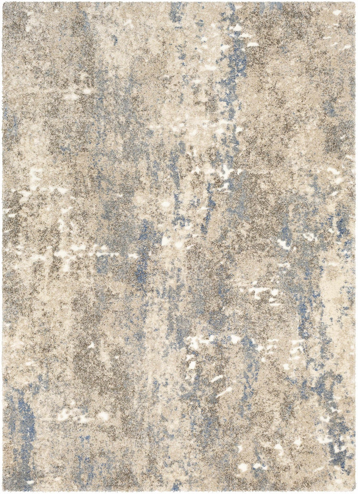 Machine Woven Beige Contemporary Style Rug - The Rug Decor