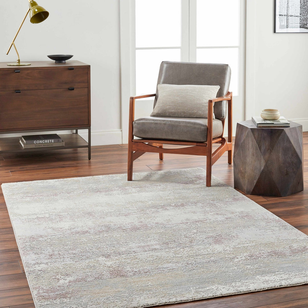 Machine Woven Brown Contemporary Style Rug - The Rug Decor
