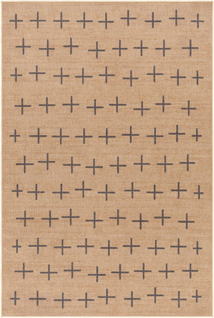 Machine Woven Brown Modern Style Area Rug - The Rug Decor