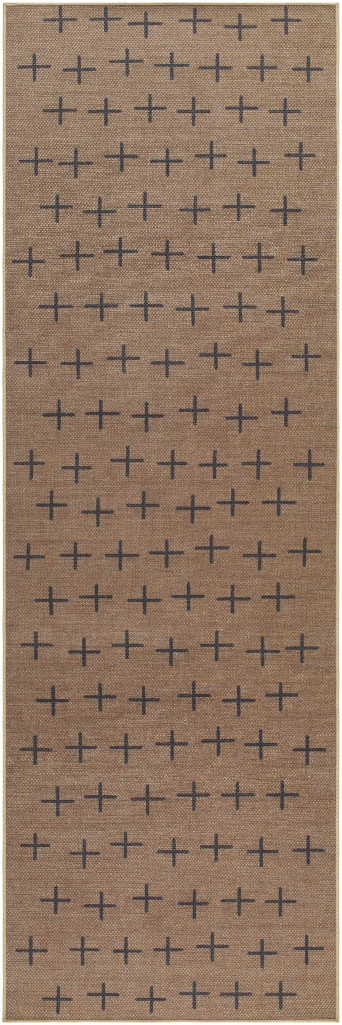 Machine Woven Brown Modern Style Area Rug - The Rug Decor