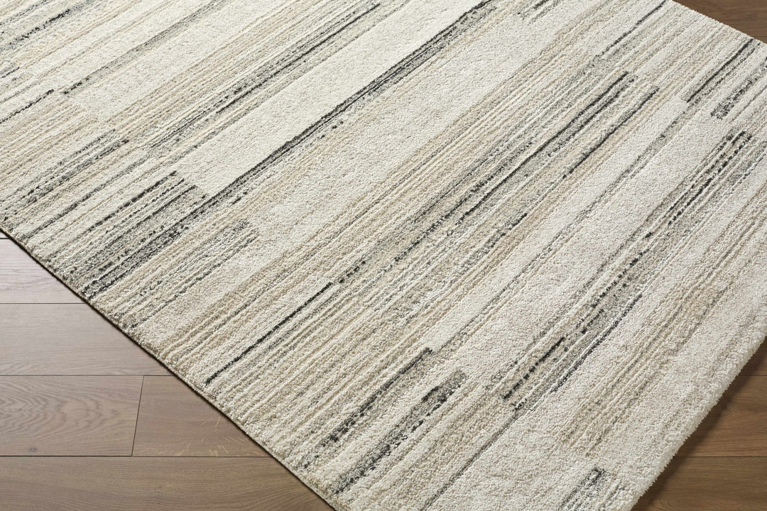 Machine Woven Contemporary Style Cream And Beige Rug - The Rug Decor