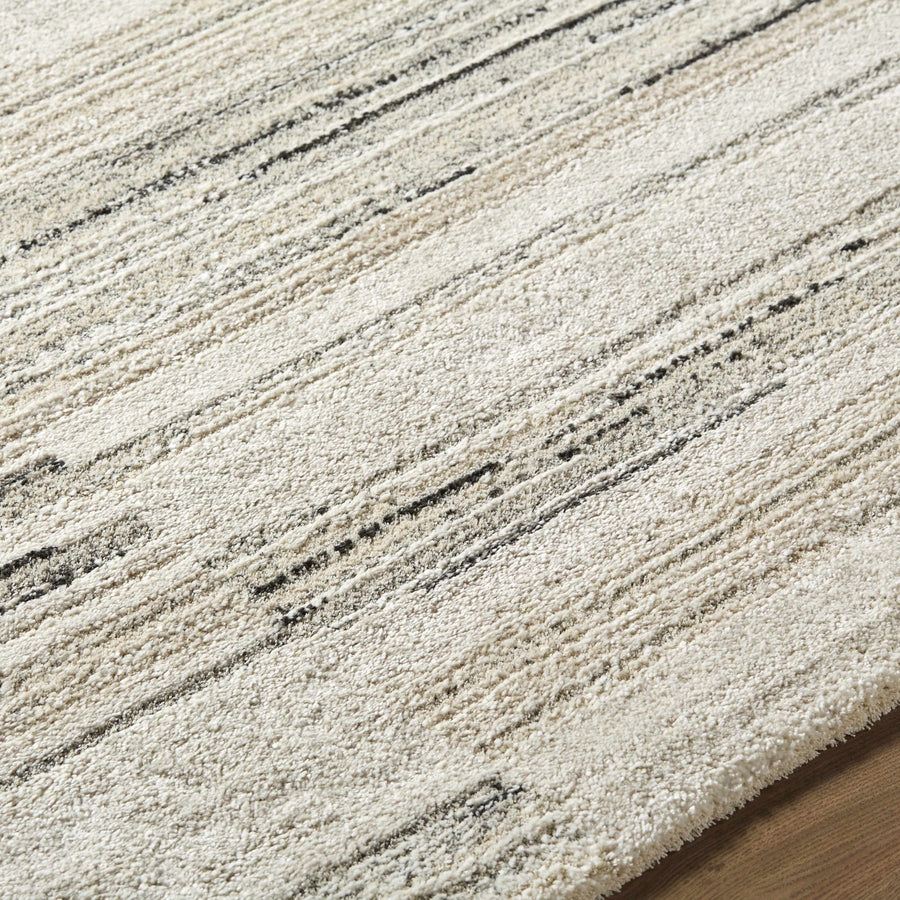 Machine Woven Contemporary Style Cream And Beige Rug - The Rug Decor