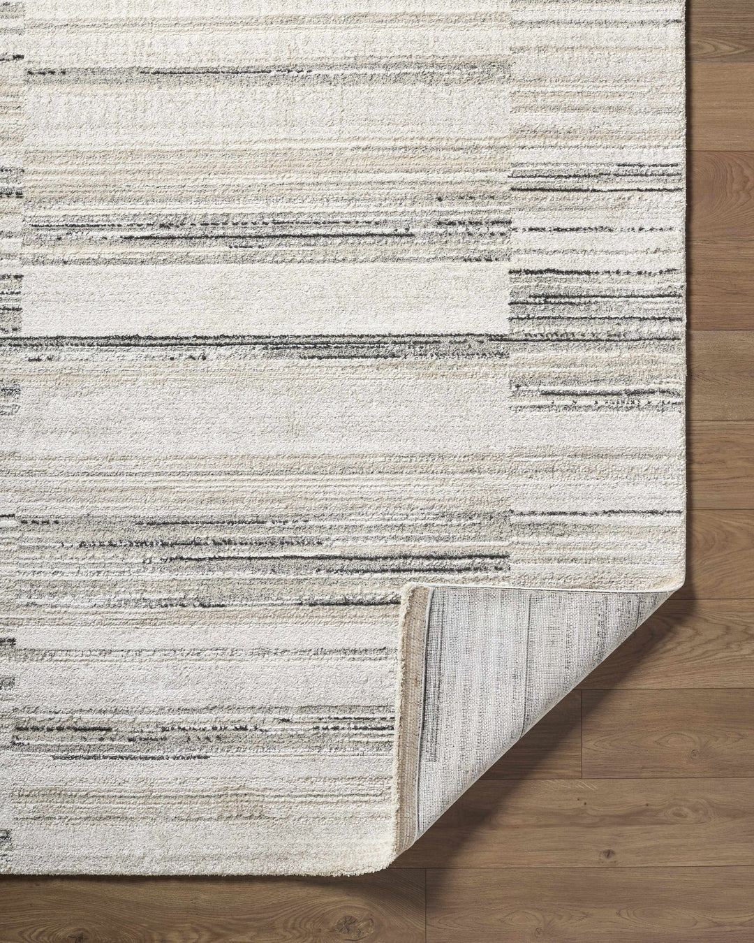 Machine Woven Contemporary Style Cream And Beige Rug - The Rug Decor