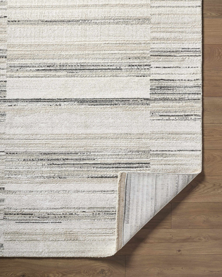 Machine Woven Contemporary Style Cream And Beige Rug - The Rug Decor