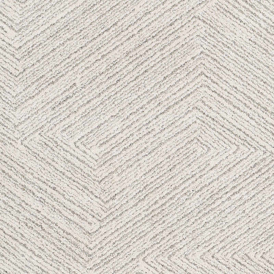 Machine Woven Cream And Beige Contemporary Style Rug - The Rug Decor