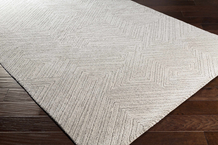 Machine Woven Cream And Beige Contemporary Style Rug - The Rug Decor
