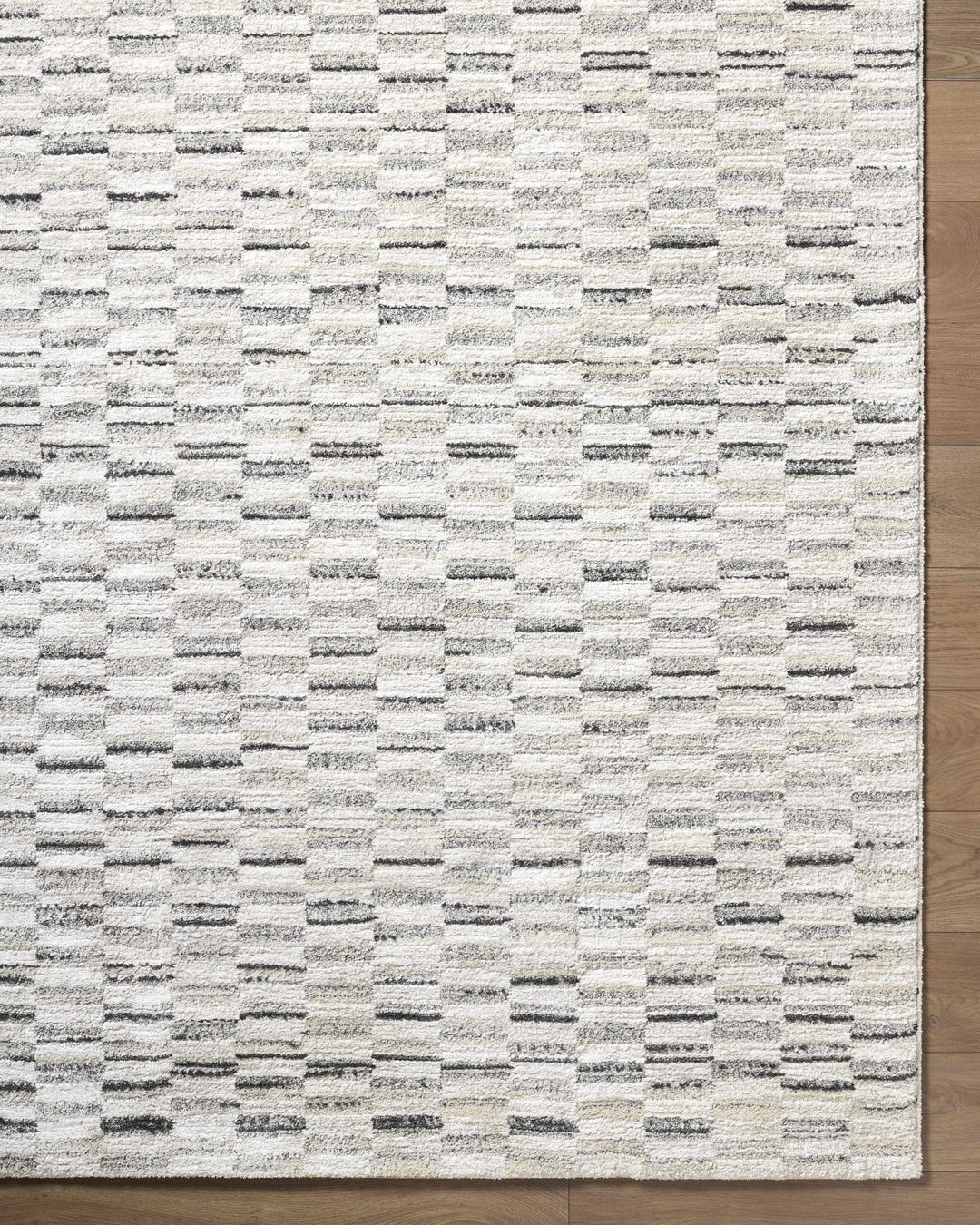 Machine Woven Cream And White Contemporary Style Rug - The Rug Decor
