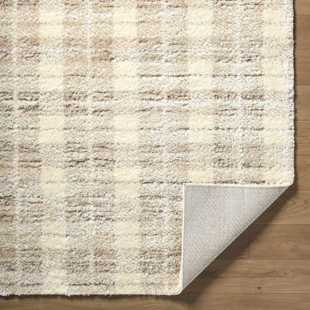Machine Woven Cream Modern Geometrical Pattern Area Rug - The Rug Decor