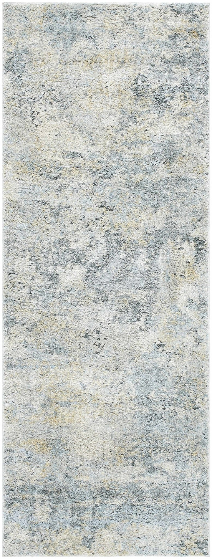 Machine Woven Gray And Ivory Contemporary Style Rug - The Rug Decor