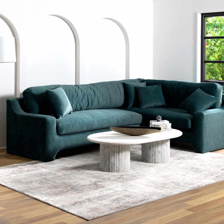 Machine Woven Gray Contemporary Style Rug - The Rug Decor