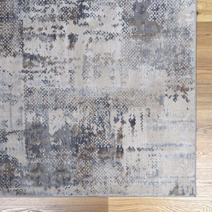 Machine Woven Gray Contemporary Style Rug - The Rug Decor