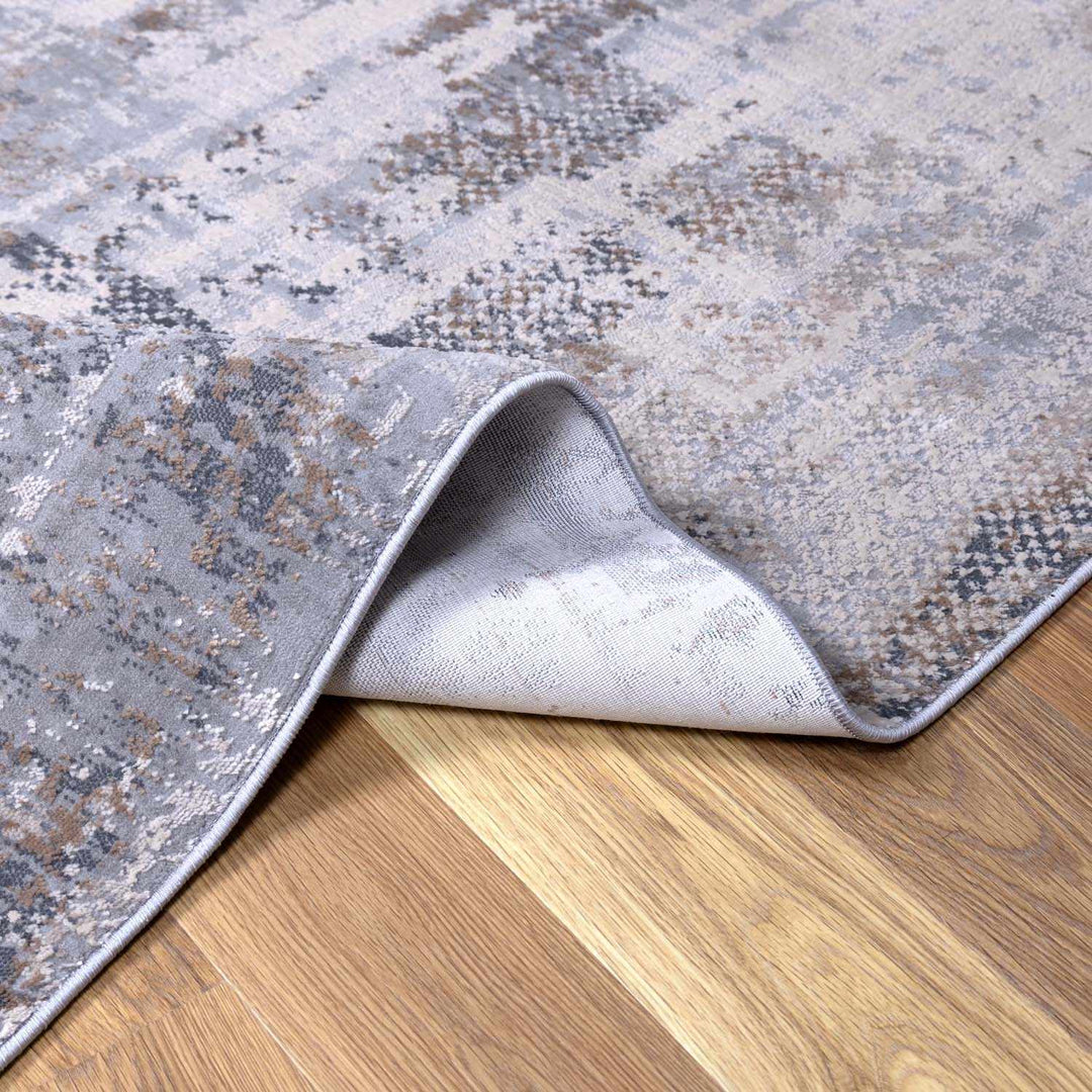 Machine Woven Gray Contemporary Style Rug - The Rug Decor