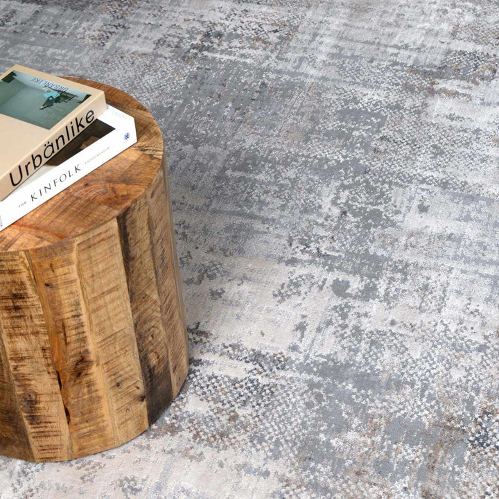 Machine Woven Gray Contemporary Style Rug - The Rug Decor