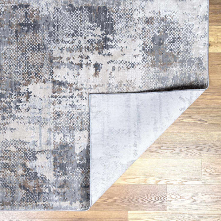 Machine Woven Gray Contemporary Style Rug - The Rug Decor