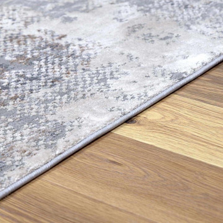 Machine Woven Gray Contemporary Style Rug - The Rug Decor