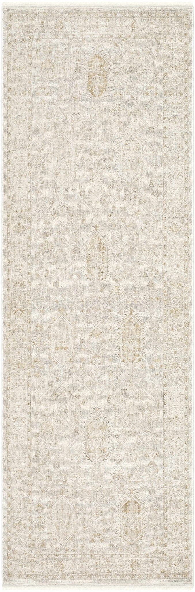 Machine Woven Gray Traditional Style Area Rug - The Rug Decor