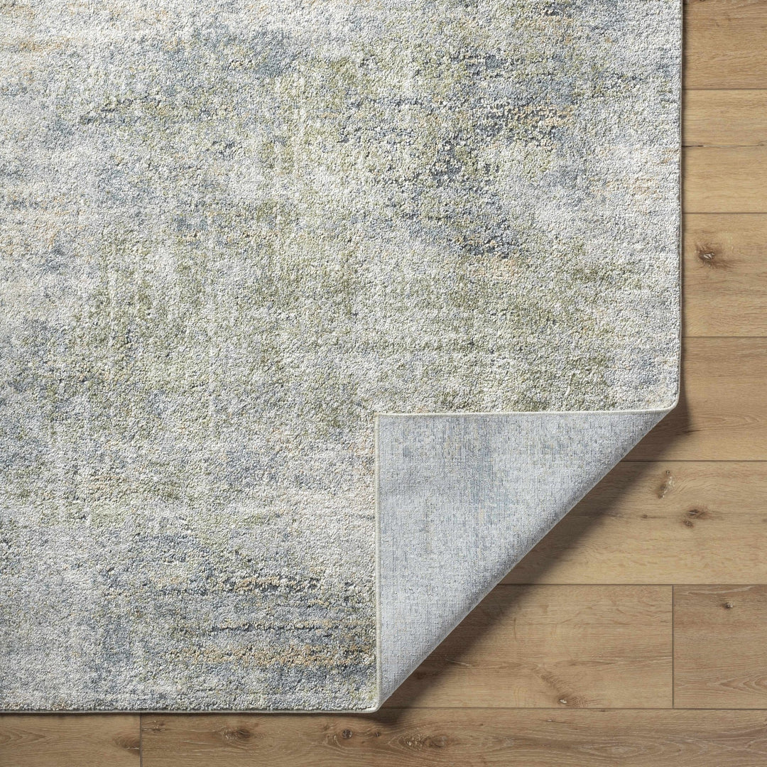 Machine Woven Olive Contemporary Style Rug - The Rug Decor