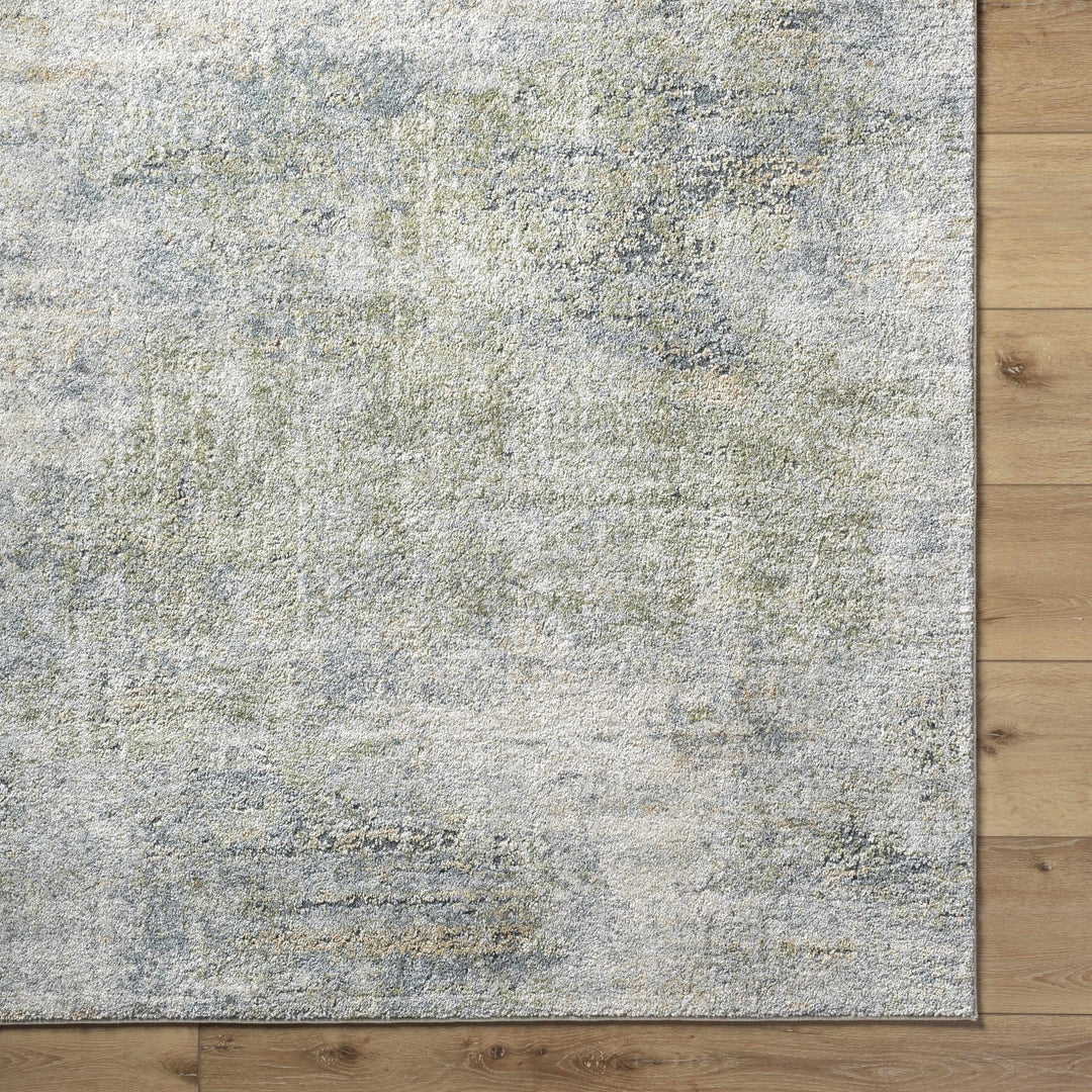 Machine Woven Olive Contemporary Style Rug - The Rug Decor