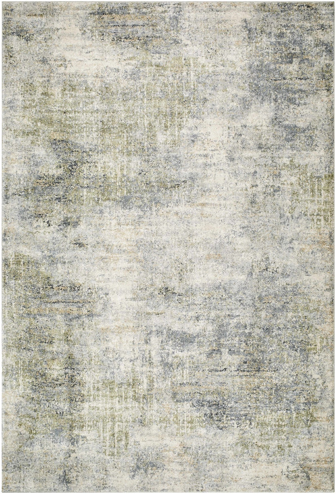 Machine Woven Olive Contemporary Style Rug - The Rug Decor