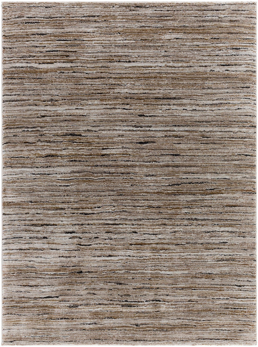 Machine Woven Tan And Black Contemporary Style Area Rug - The Rug Decor